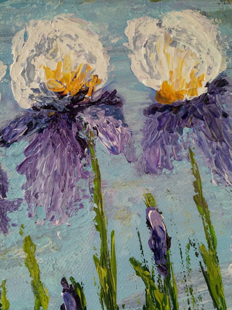 Original Impressionism Floral Painting by Tatiana Gomzina