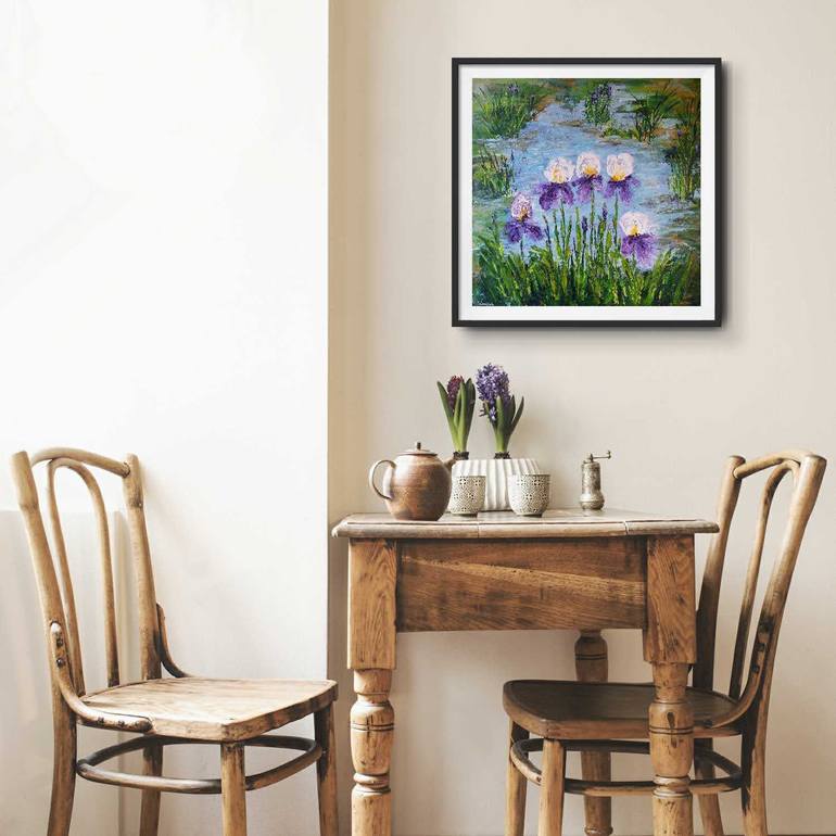 Original Impressionism Floral Painting by Tatiana Gomzina