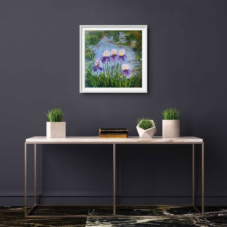 Original Impressionism Floral Painting by Tatiana Gomzina