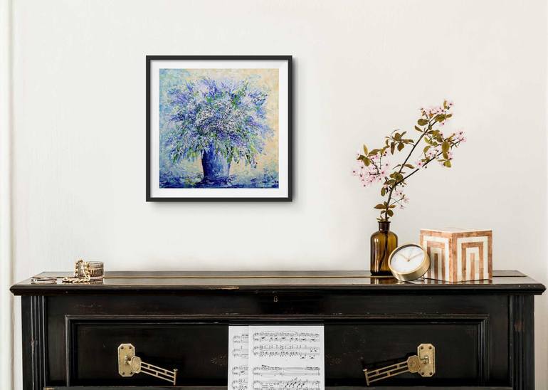 Original Impressionism Floral Painting by Tatiana Gomzina