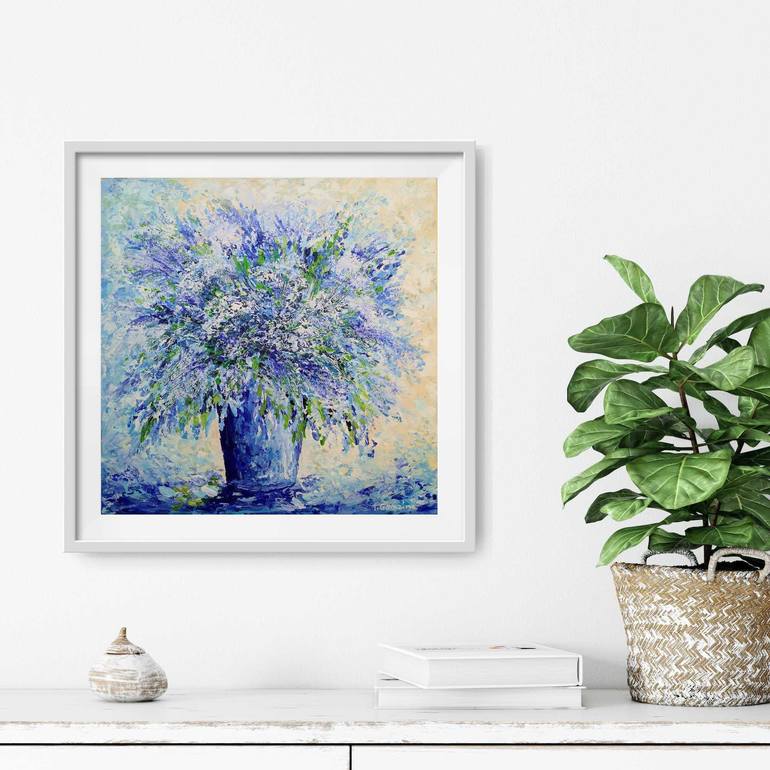 Original Floral Painting by Tatiana Gomzina