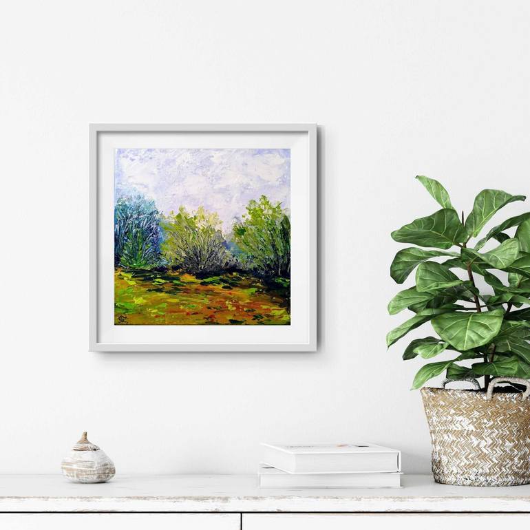 Original Nature Painting by Tatiana Gomzina