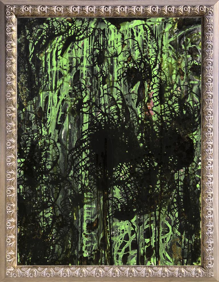 Original Abstract Expressionism Abstract Painting by Tigran Malkhasyan