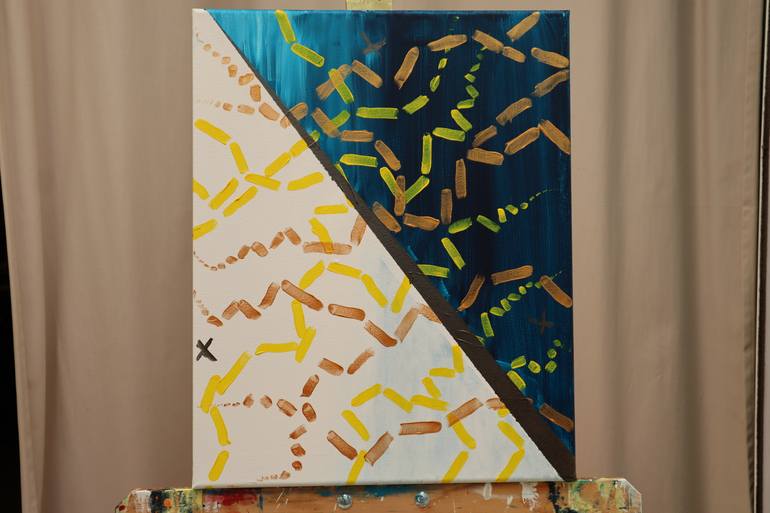 Original Abstract Expressionism Abstract Painting by A Ml