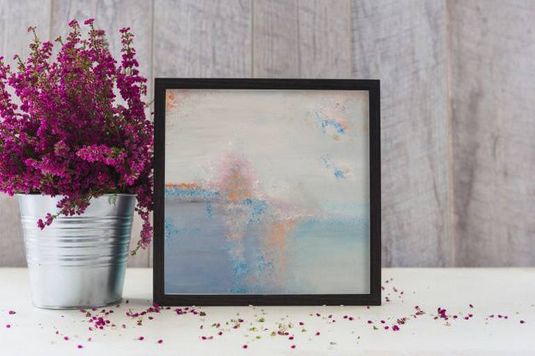 Original Abstract Expressionism Abstract Painting by Eugenie Kole
