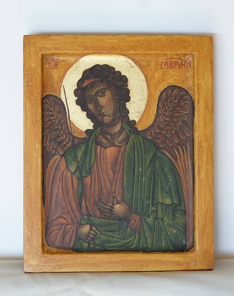 Original Figurative Religion Paintings by Andrea Muscat