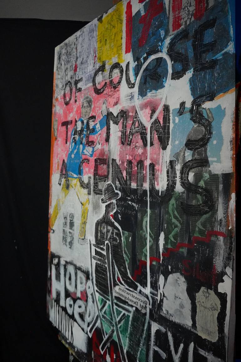 Original Abstract Graffiti Painting by Gray Fairweather