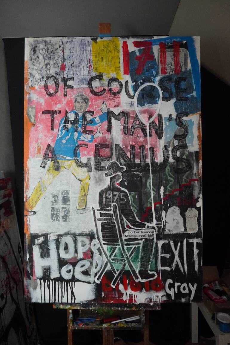 Original Abstract Graffiti Painting by Gray Fairweather