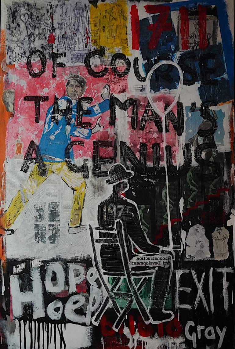 Original Abstract Graffiti Painting by Gray Fairweather