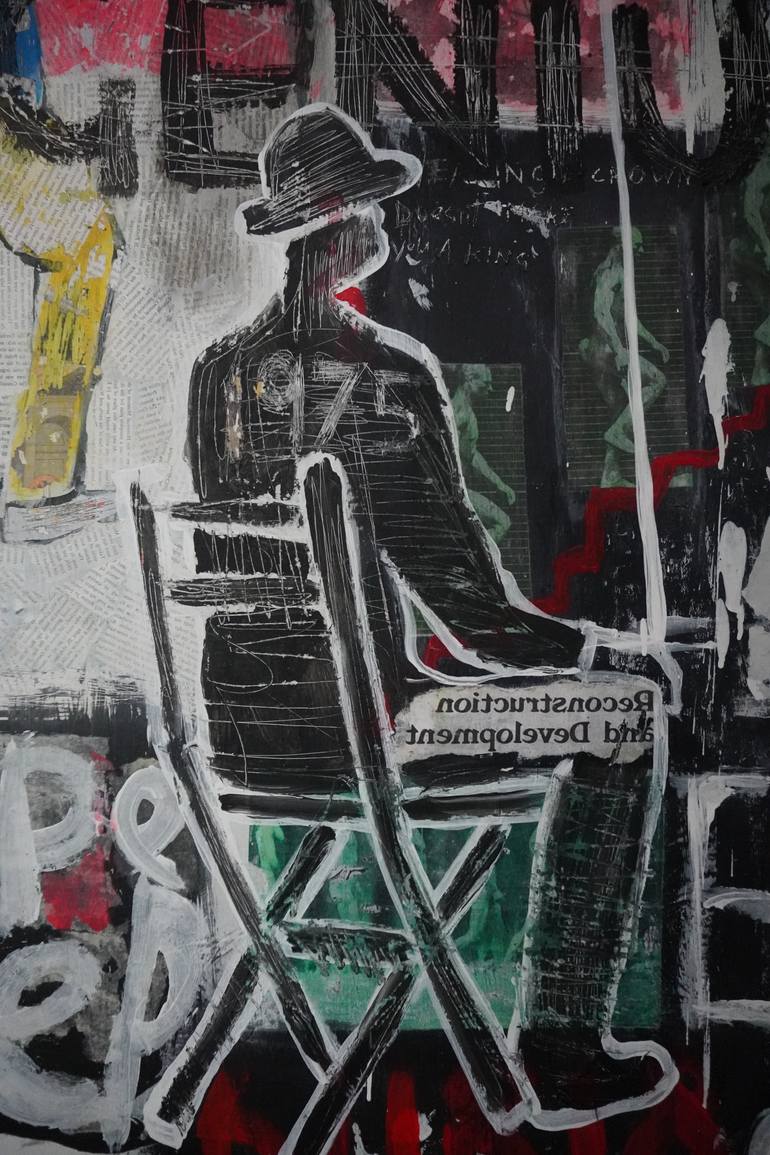 Original Abstract Graffiti Painting by Gray Fairweather