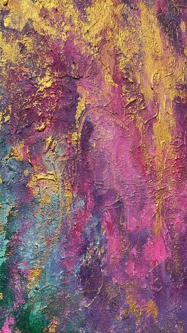 Colour Me | 12 x 24 | Acrylics Landscape Abstract Art For Sale thumb