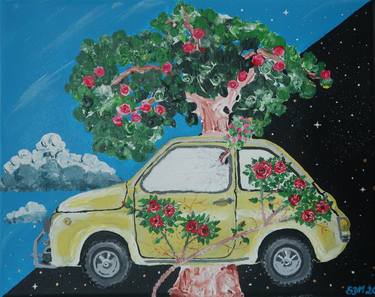 Print of Automobile Paintings by FashionArtSuffer Sara Debrunner Mesquita