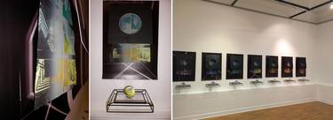 Saatchi Art Artist Sumi Perera    RE; Installation, “LINES EXPLORING SPACE-THE SPECTRUM [VII] Liminal Spaces (Flourish Award Winner-Solo Show) Huddersfield Art Gallery 5th Aug-15th Oct 2016” #art