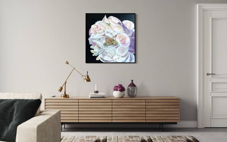 Original Abstract Floral Painting by Inna Sumina