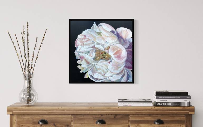 Original Abstract Floral Painting by Inna Sumina