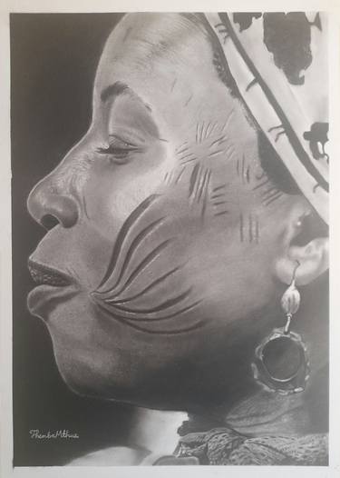 Print of Realism People Drawings by Thembalami Ndlovu