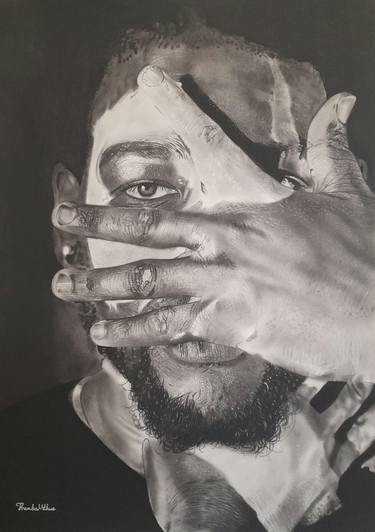 Original Realism Portrait Drawings by Thembalami Ndlovu