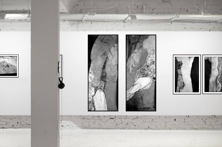 Original Figurative Nude Printmaking by Joanna Chimka-PawłOwska