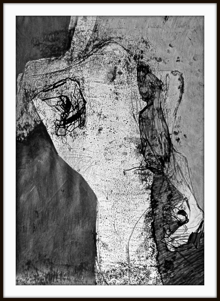 Original Figurative Nude Printmaking by Joanna Chimka-PawłOwska