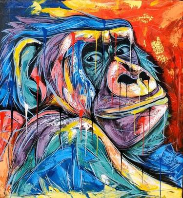 Print of Abstract Animal Paintings by Kevin Jjagwe