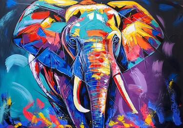 The Colorful elephant world thumb