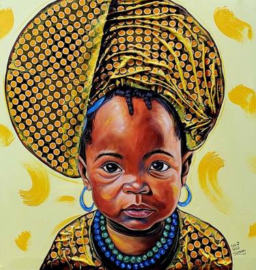 Original Contemporary Children Mixed Media by Kevin Jjagwe