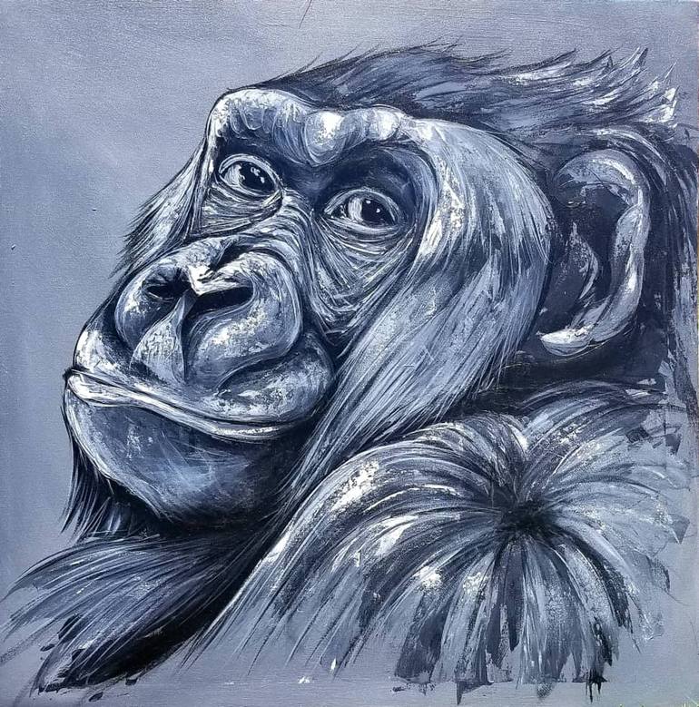 silverback gorilla art