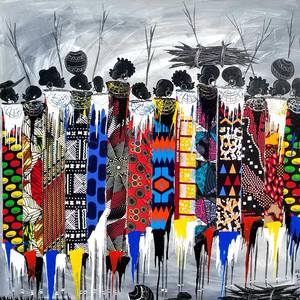 Collection African art-wall art