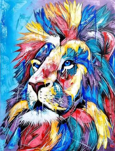 Lion King portrait wall art thumb