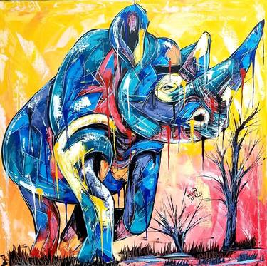 Print of Abstract Animal Paintings by Kevin Jjagwe