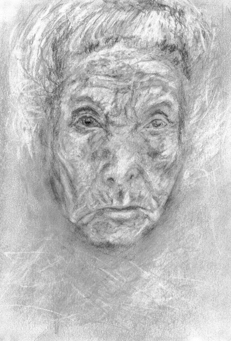 Original Figurative People Drawing by Nick Green