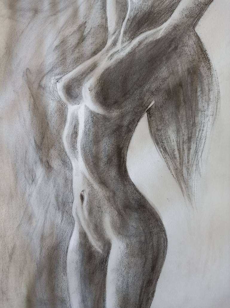 Original Figurative People Drawing by Nick Green