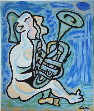 Original Cubism Music Paintings by Stephan Jaeger