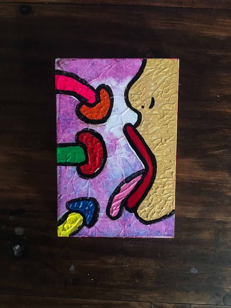 Original Conceptual Erotic Painting by Paz Zaragoza