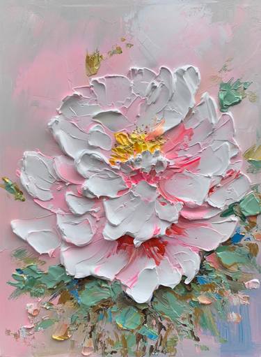Print of Fine Art Floral Paintings by Angela Jeanine