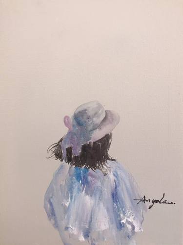 Original Fine Art Portrait Paintings by Angela Jeanine