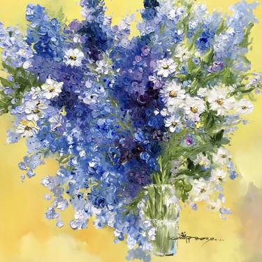 Original Floral Paintings by Angela Jeanine