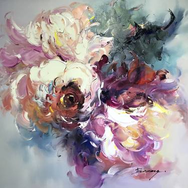 Original Floral Paintings by Angela Jeanine