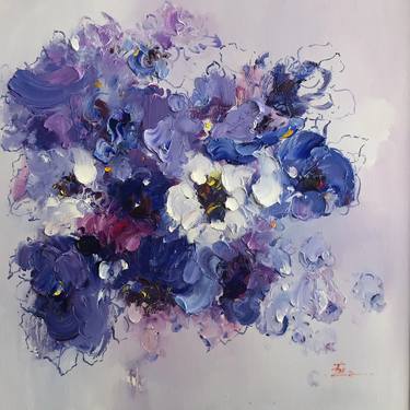 Original Pop Art Floral Paintings by Angela Jeanine