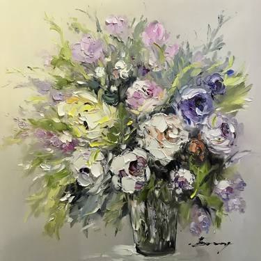 Print of Floral Paintings by Angela Jeanine