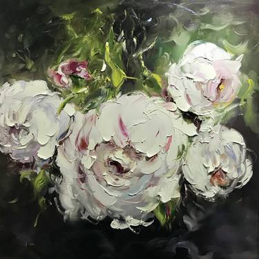 Original Floral Paintings by Angela Jeanine