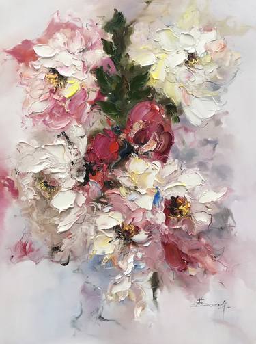 Original Floral Paintings by Angela Jeanine