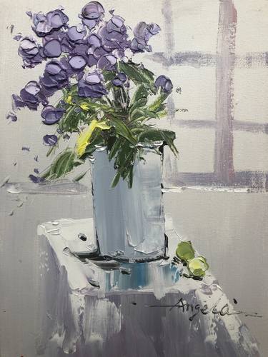 Original Floral Paintings by Angela Jeanine