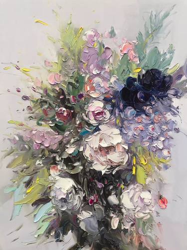 Original Floral Paintings by Angela Jeanine