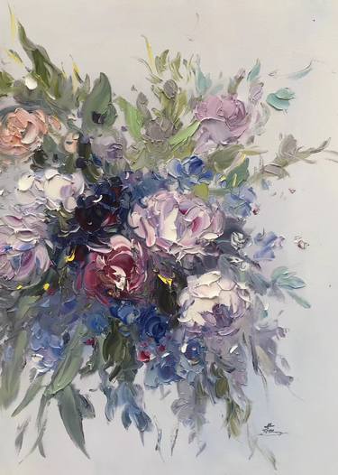 Original Floral Paintings by Angela Jeanine