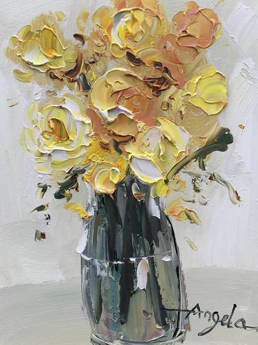 Original Floral Paintings by Angela Jeanine