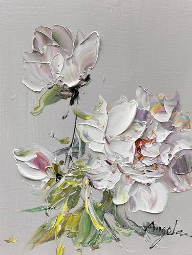 Original Floral Paintings by Angela Jeanine