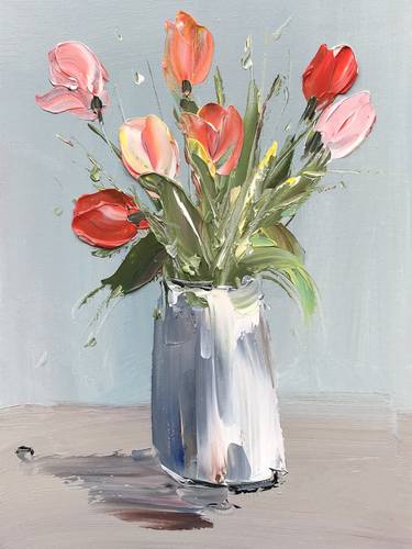 Original Floral Paintings by Angela Jeanine