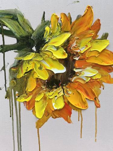 Original Fine Art Floral Paintings by Angela Jeanine