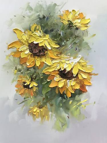 Print of Art Deco Floral Paintings by Angela Jeanine